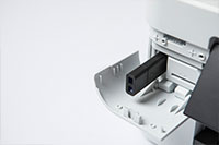 White inkjet printer with USB stick inserted - MFC-J895DW