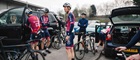 Crimson Performance racing team stood with their bikes