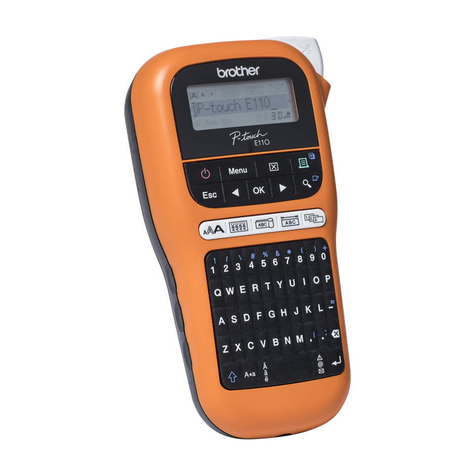 PT-E110VP | Electrician Label Printer | Brother